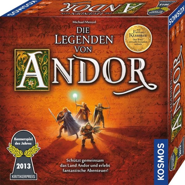 Die Legenden von Andor, Brettspiel
