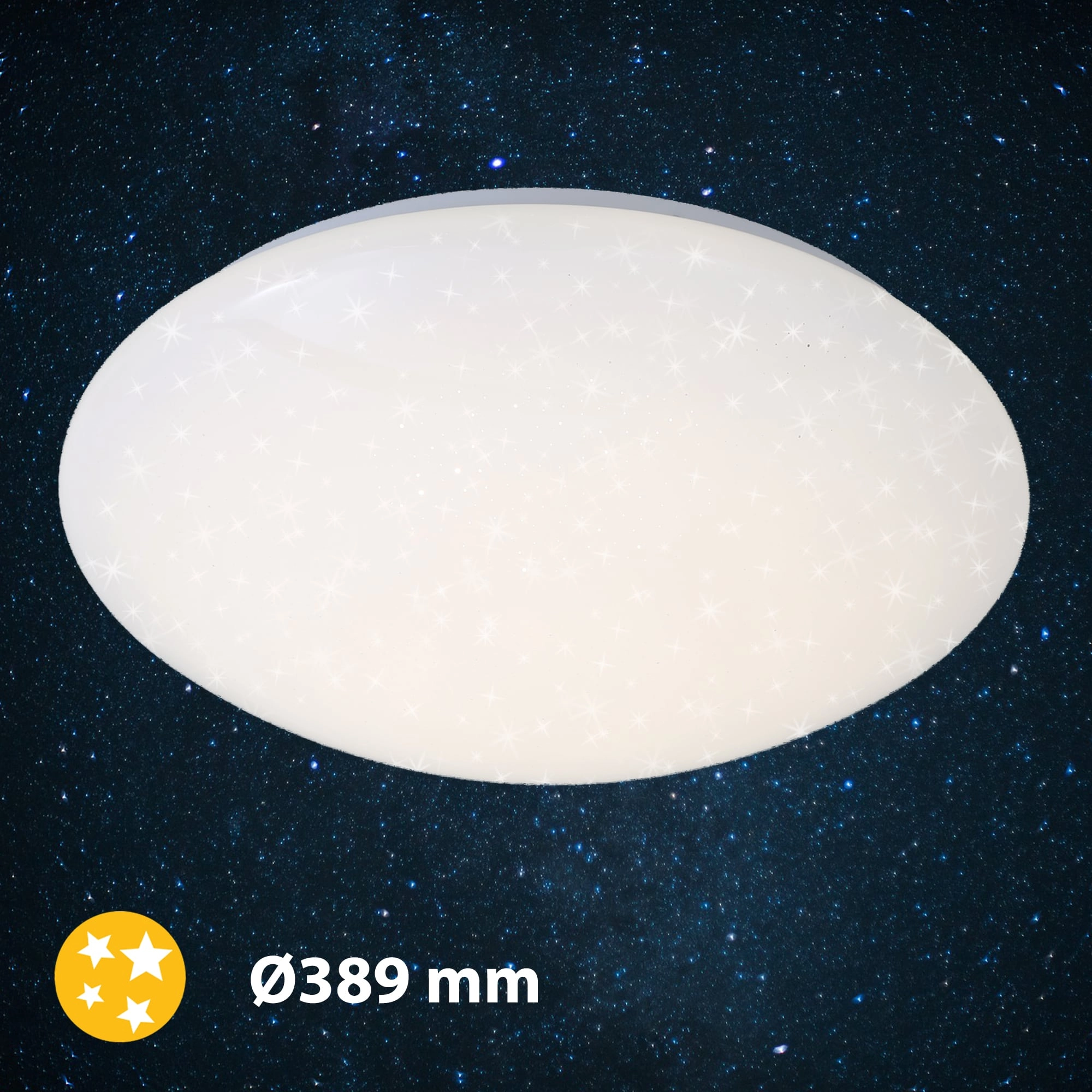 STERNENHIMMEL LED Deckenleuchte, Ø 38 cm, 18 W, Weiß