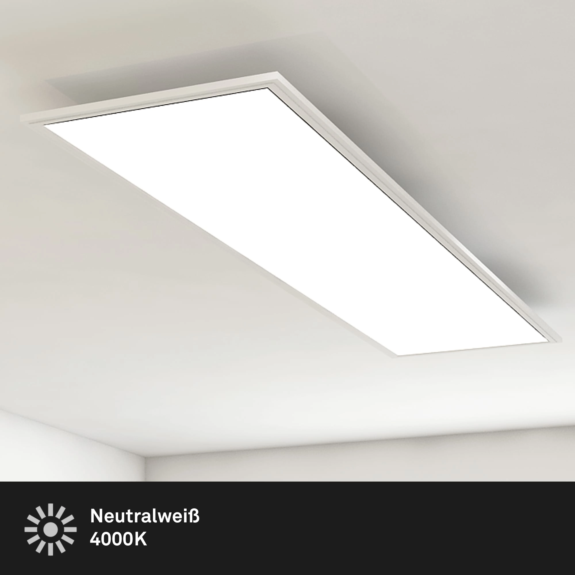 LED Panel, 119,5 cm, 4100 LUMEN, 38 WATT, Weiß