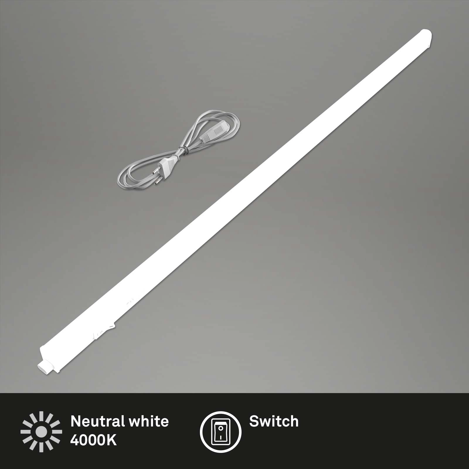 LED Unterbauleuchte, 87,3 cm, 10 W, Weiß