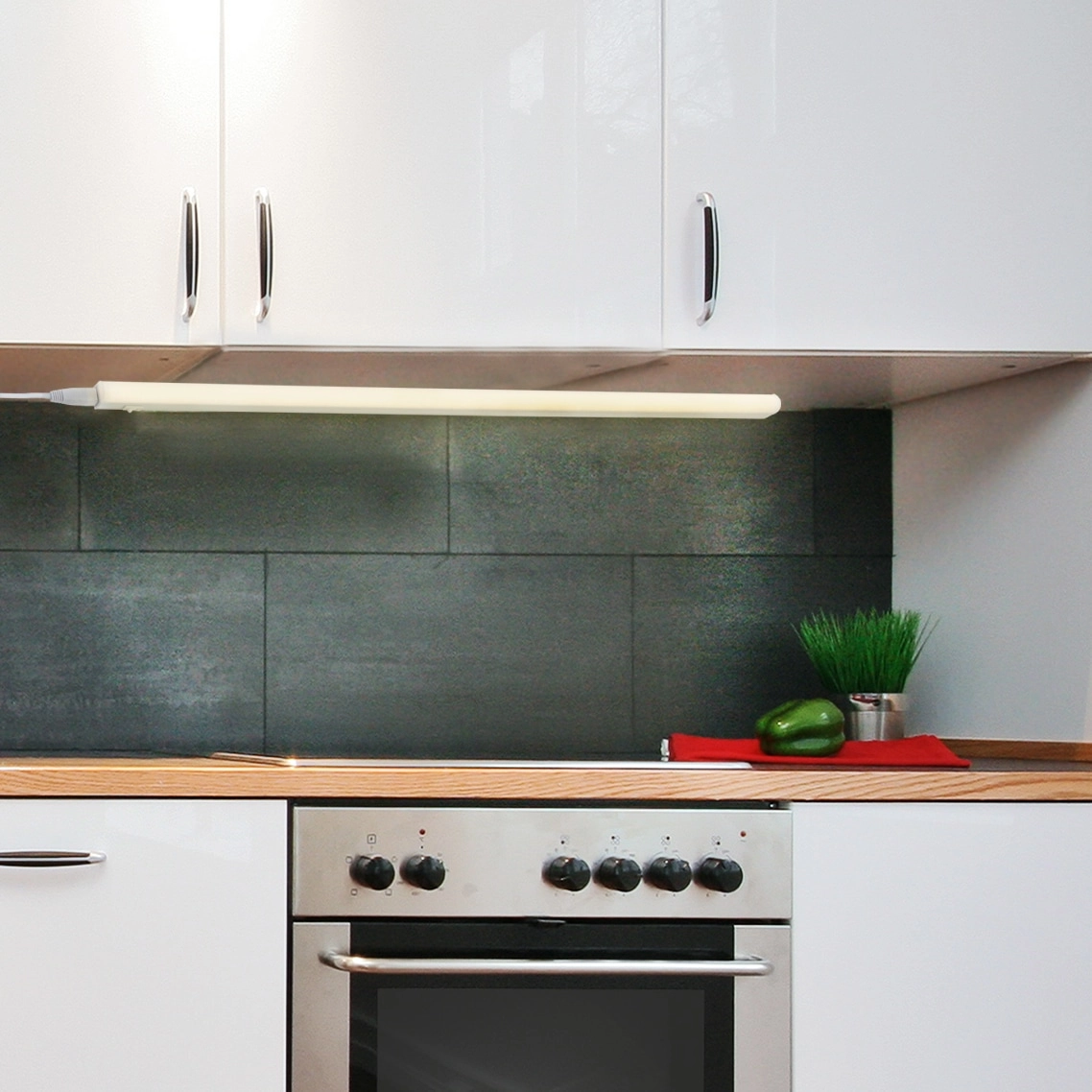 LED Unterbauleuchte, 87,3 cm, 10 W, Weiß