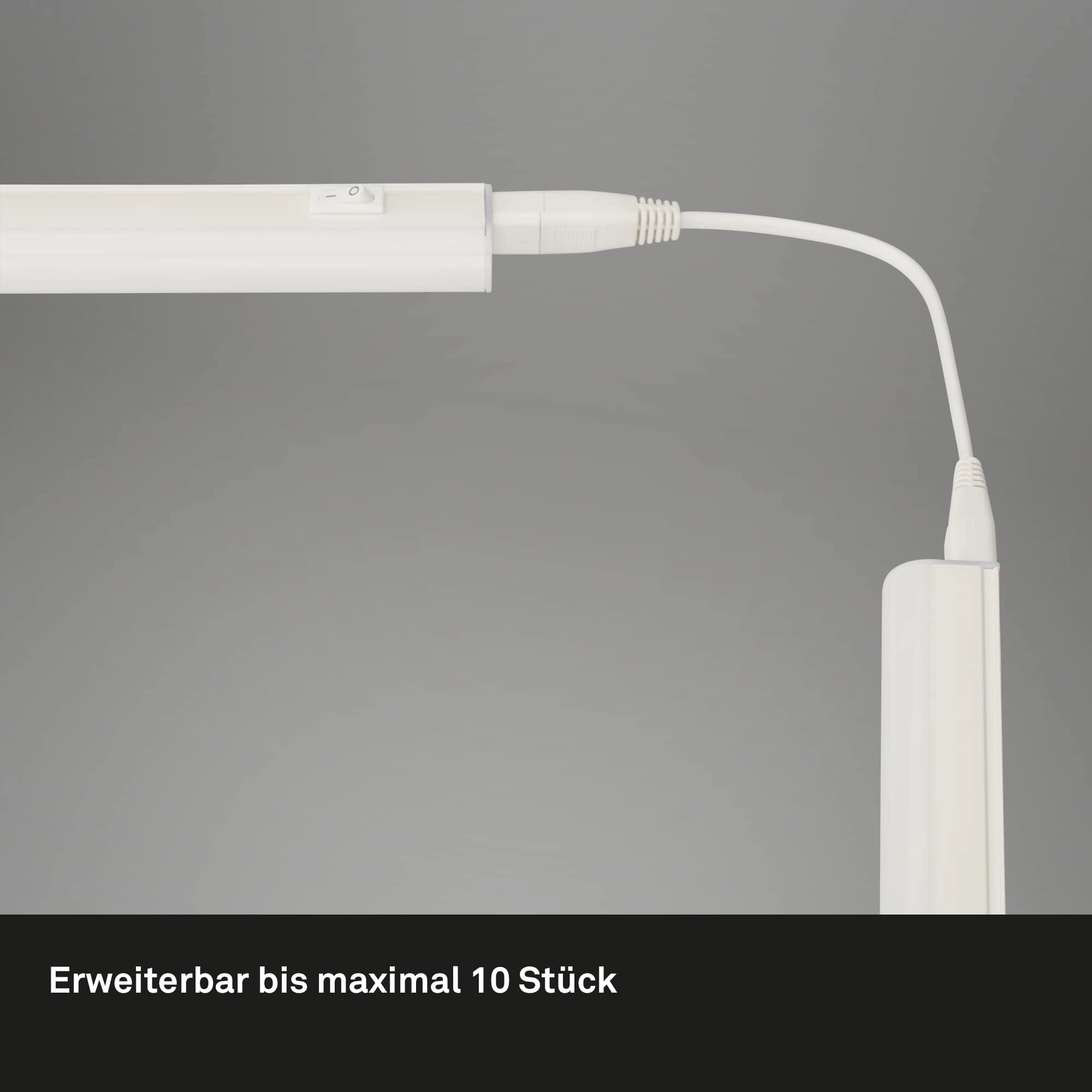 LED Unterbauleuchte, 87,3 cm, 10 W, Weiß