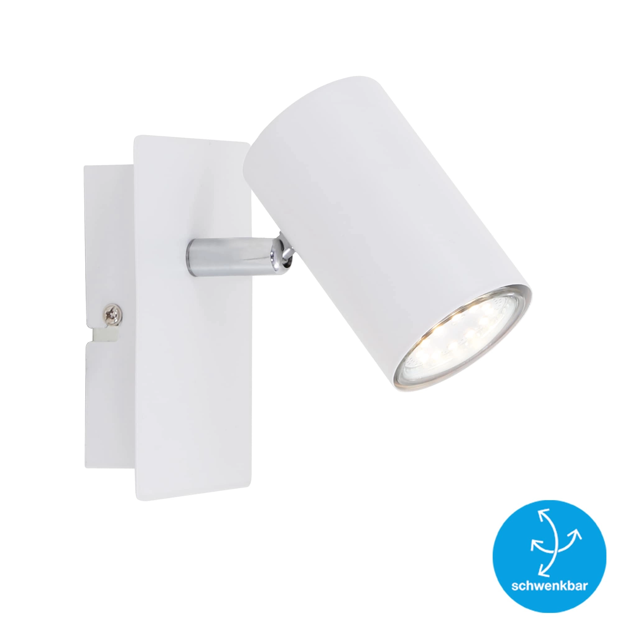 Spot Wandleuchte, 12 cm, max. 40 W, Weiß