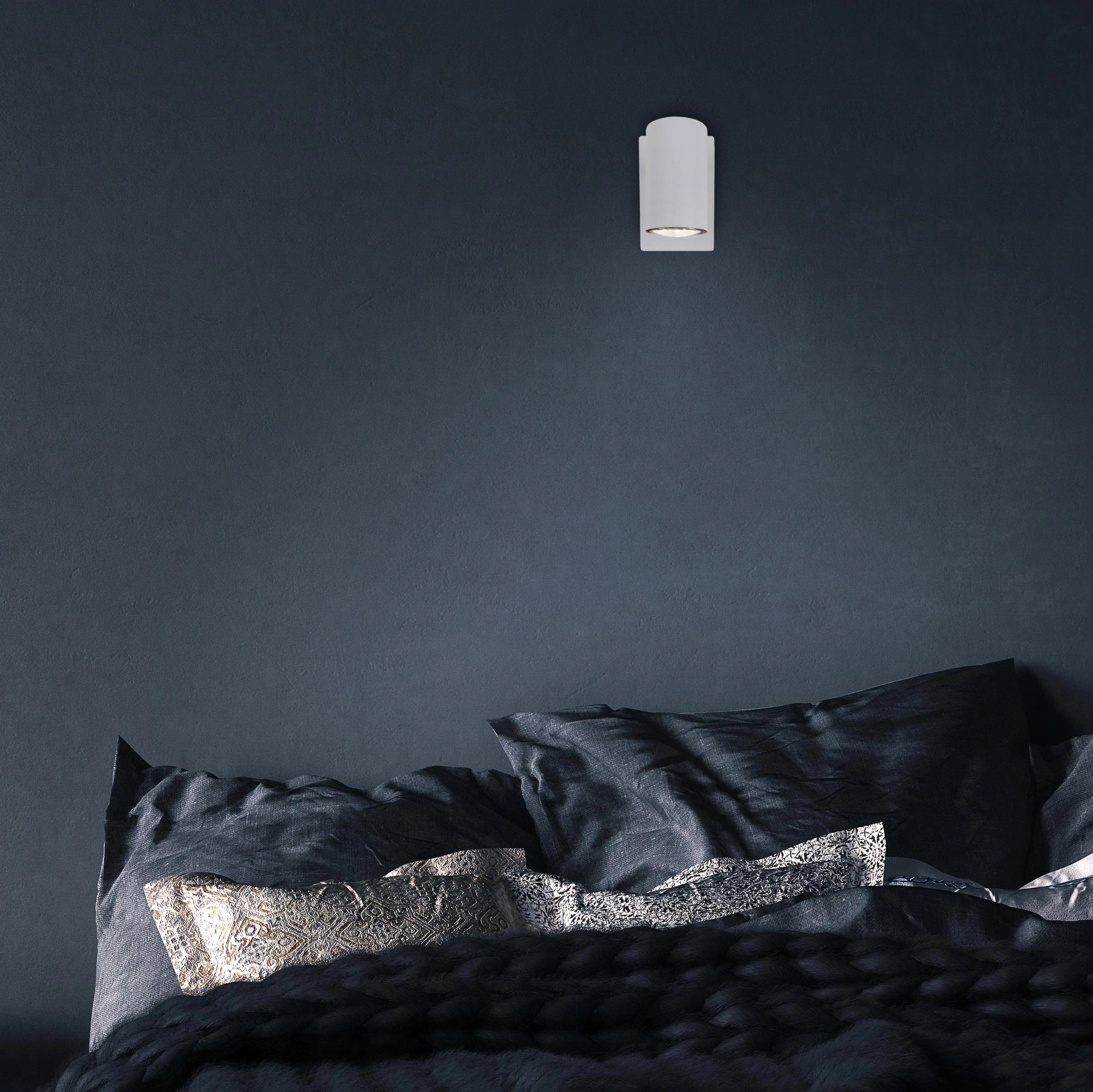 Spot Wandleuchte, 12 cm, max. 40 W, Weiß