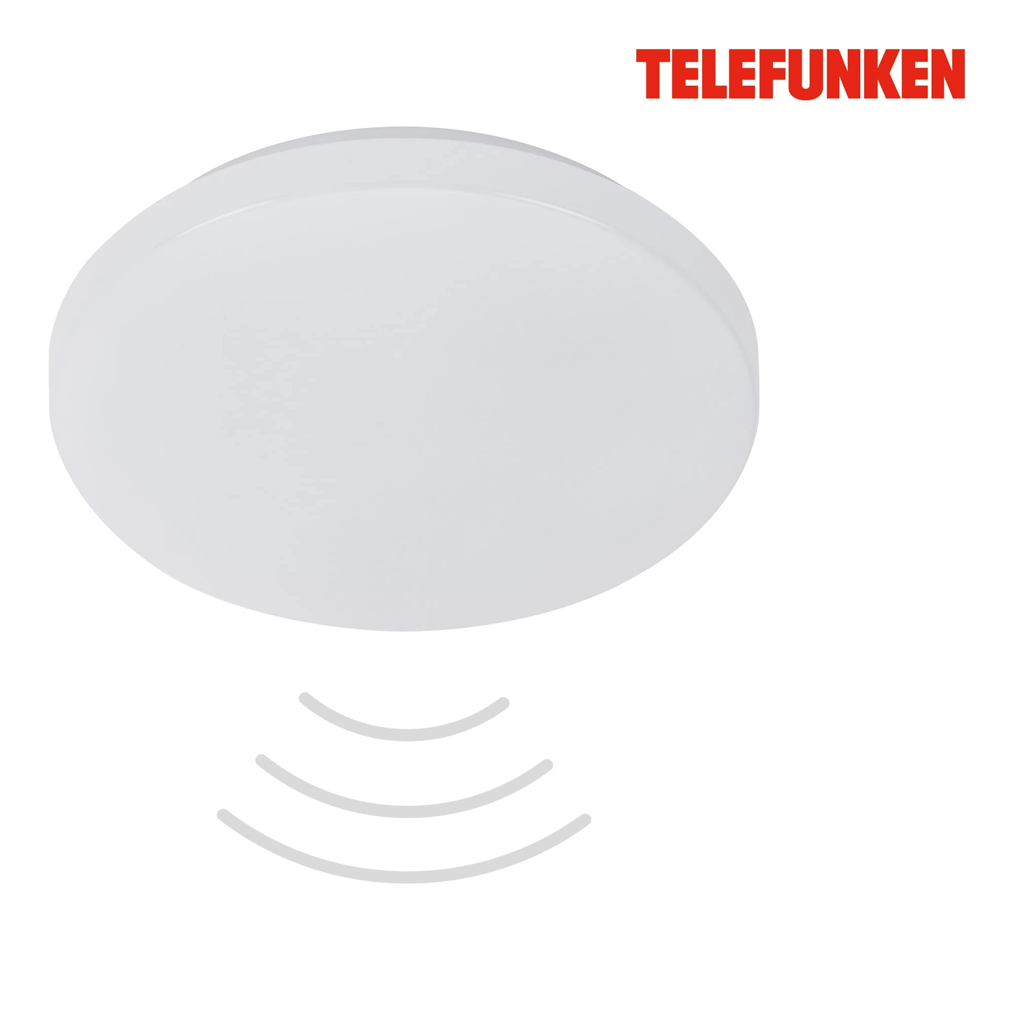 TELEFUNKEN Sensor LED Deckenleuchte, Ø 29 cm, 12 W, Weiß
