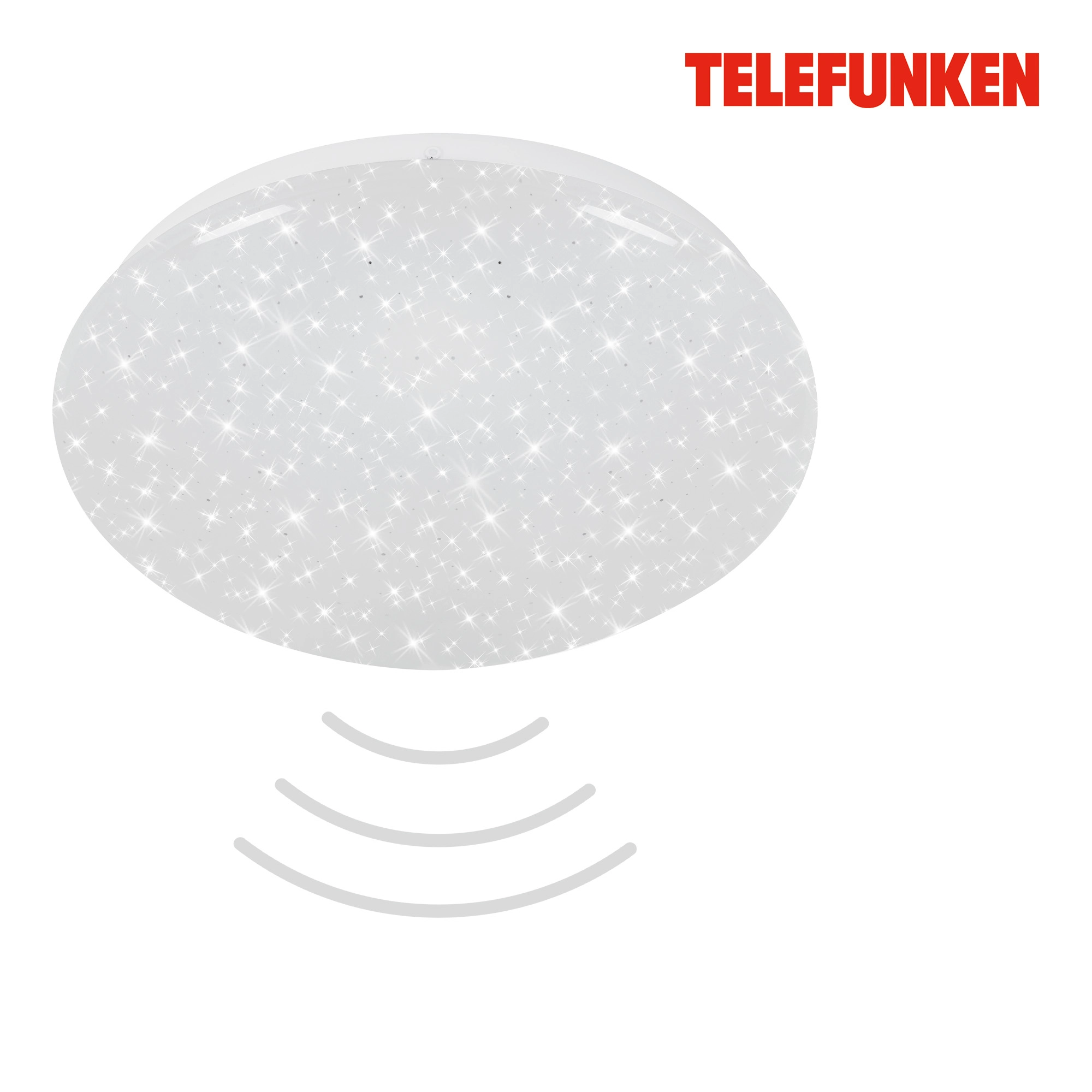 TELEFUNKEN Sensor LED Deckenleuchte, Ø 27,7 cm, 12 W, Weiß