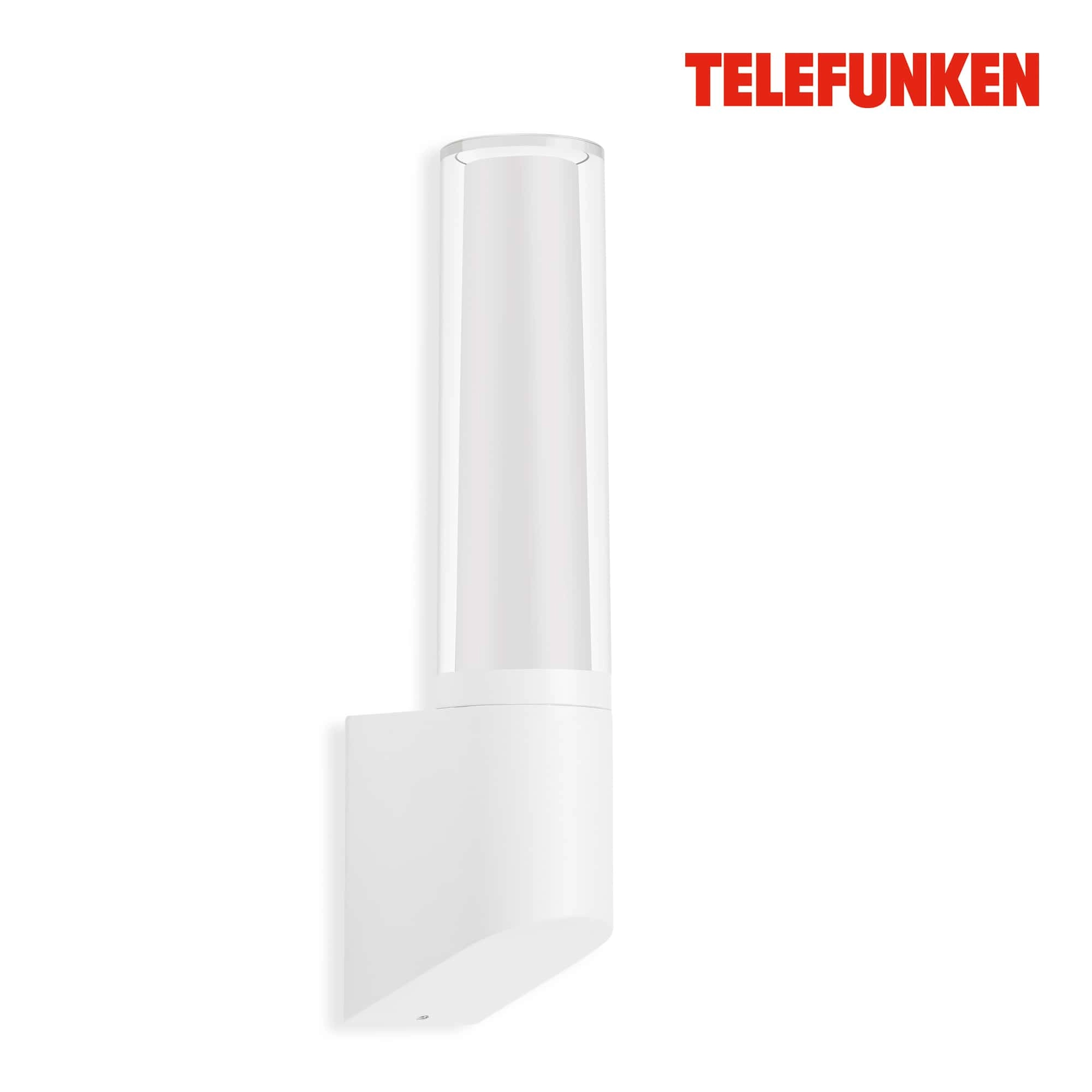 TELEFUNKEN LED Außenwandleuchte, 33,2 cm, 8 W, Weiß