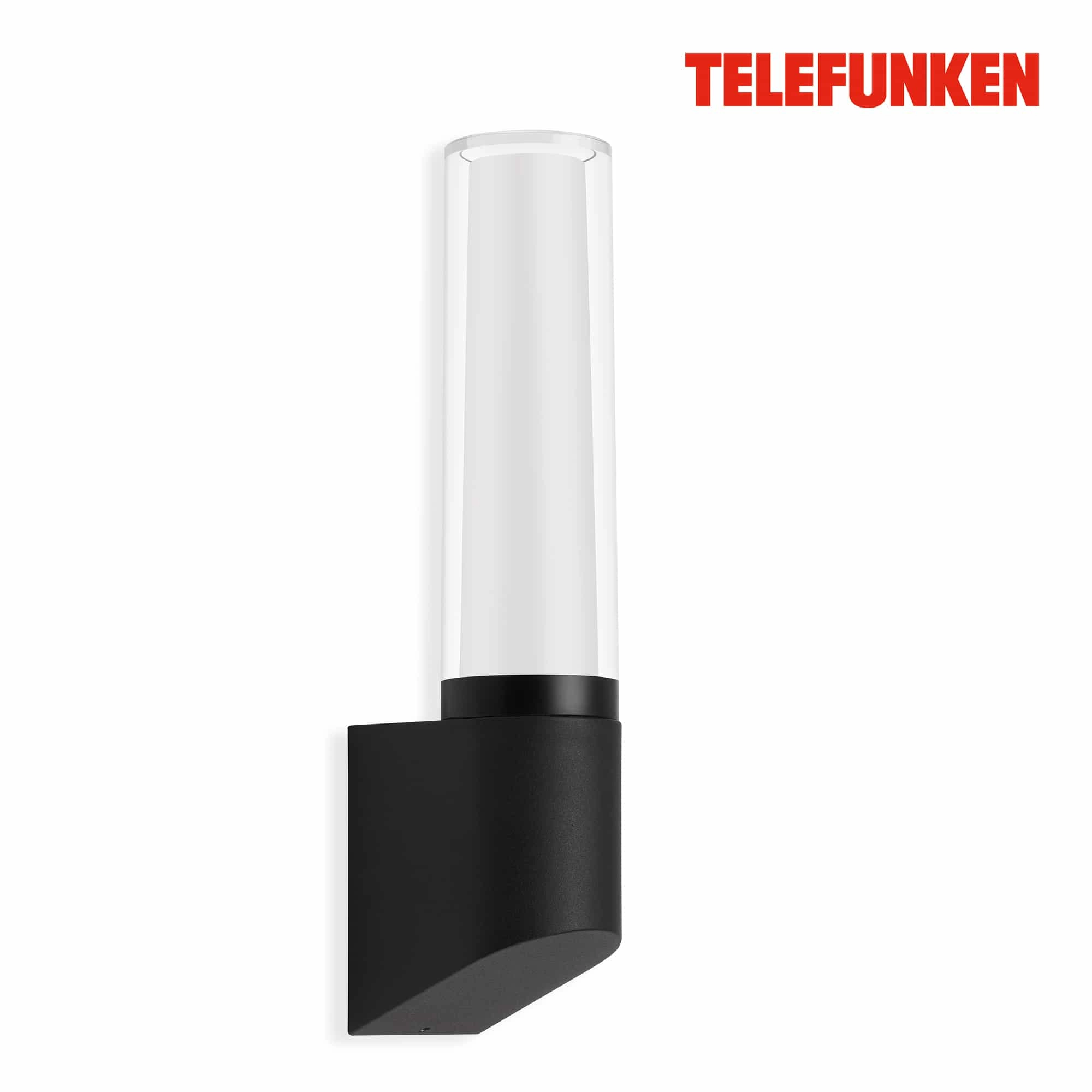 TELEFUNKEN LED Außenwandleuchte, 33,2 cm, 8 W, Schwarz
