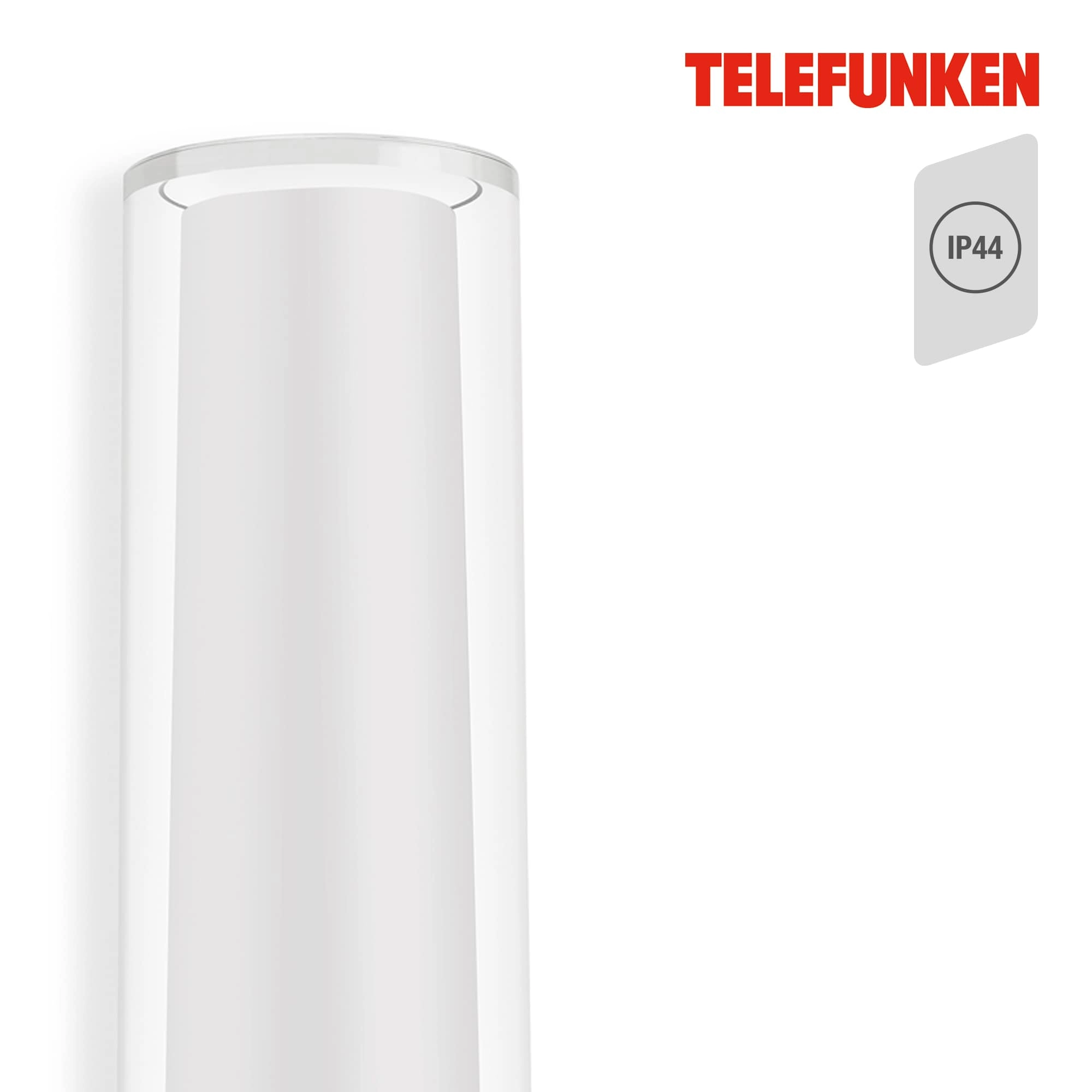 TELEFUNKEN LED Außenwandleuchte, 33,2 cm, 8 W, Schwarz