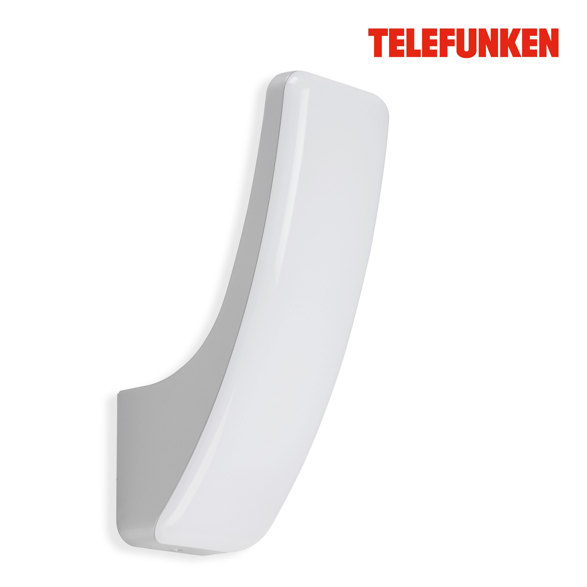 TELEFUNKEN LED Außenwandleuchte, 33,2 cm, 15 W, Silber