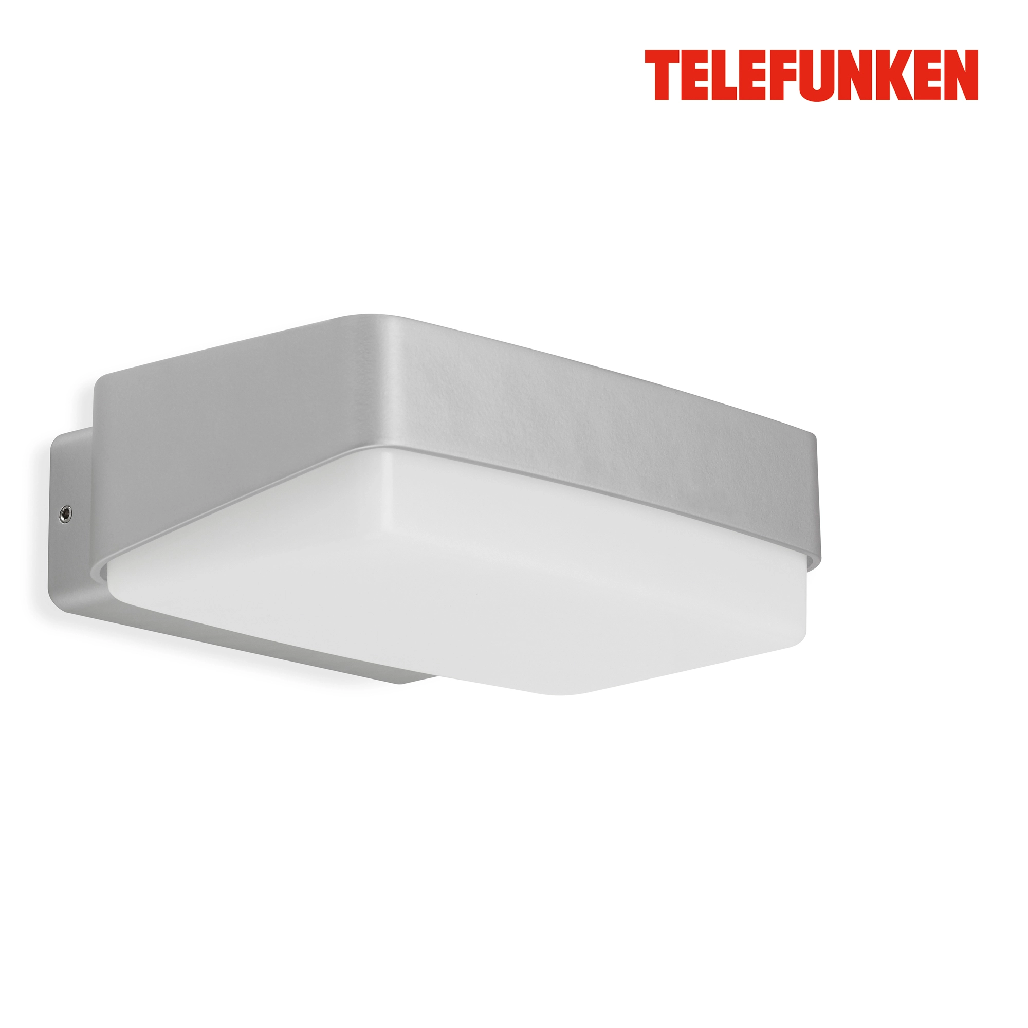 TELEFUNKEN LED Außenwandleuchte, 18,2 cm, 14 W, Silber