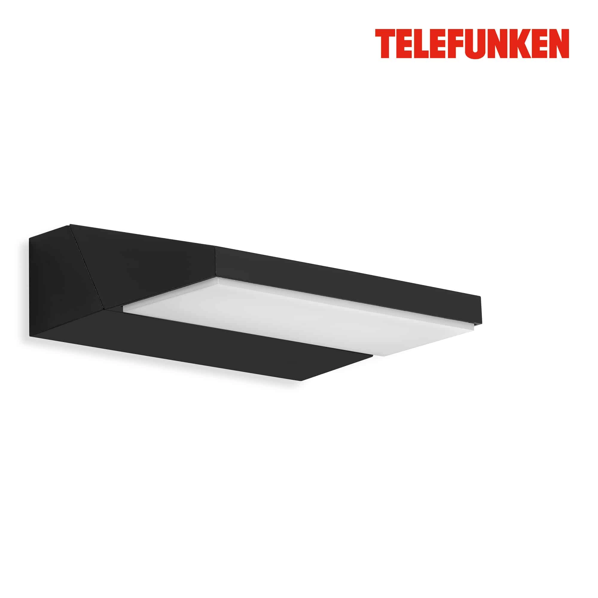 TELEFUNKEN LED Außenwandleuchte, 17,2 cm, 10 W, Schwarz