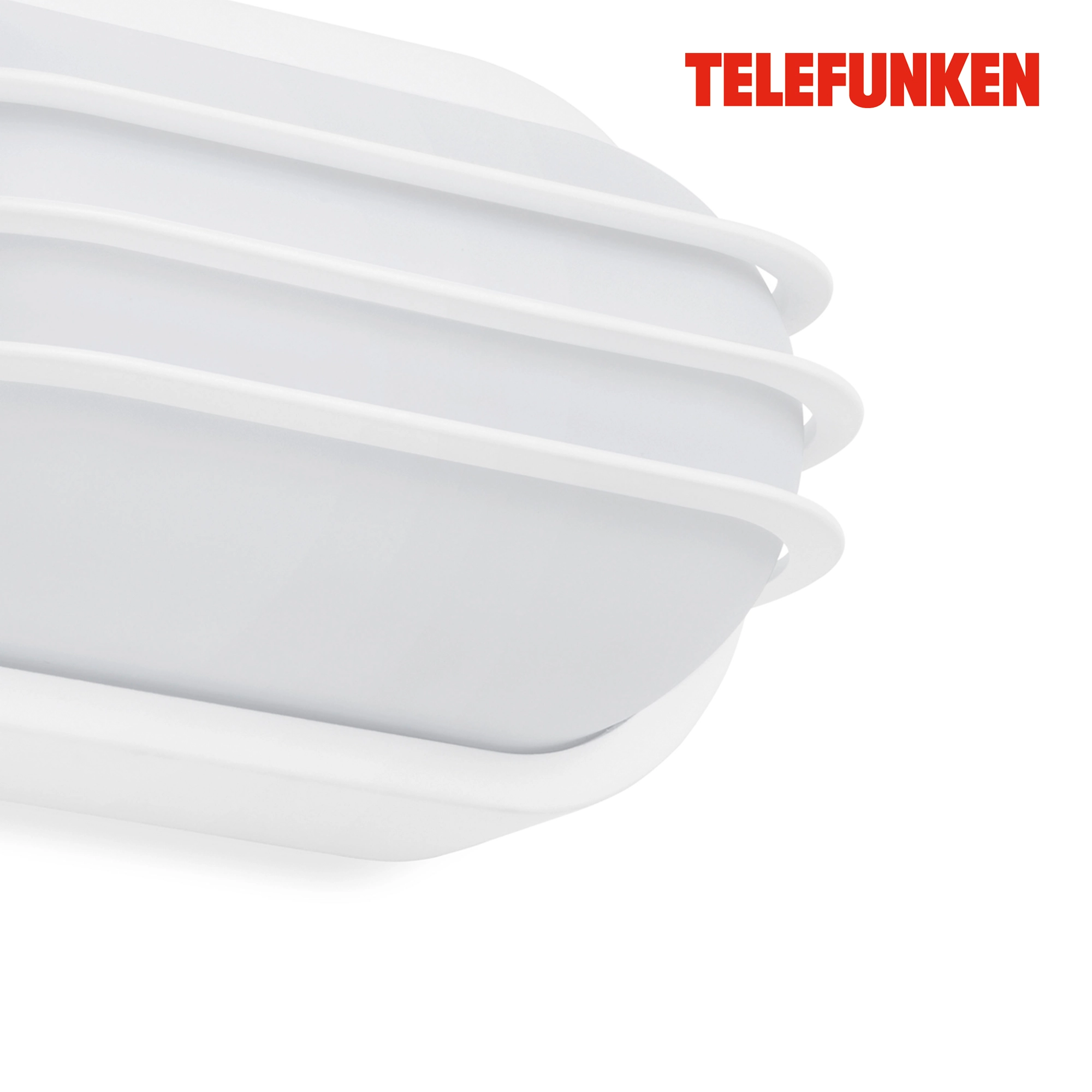 TELEFUNKEN LED Außenwandleuchte, 24 cm, 12 W, Weiß