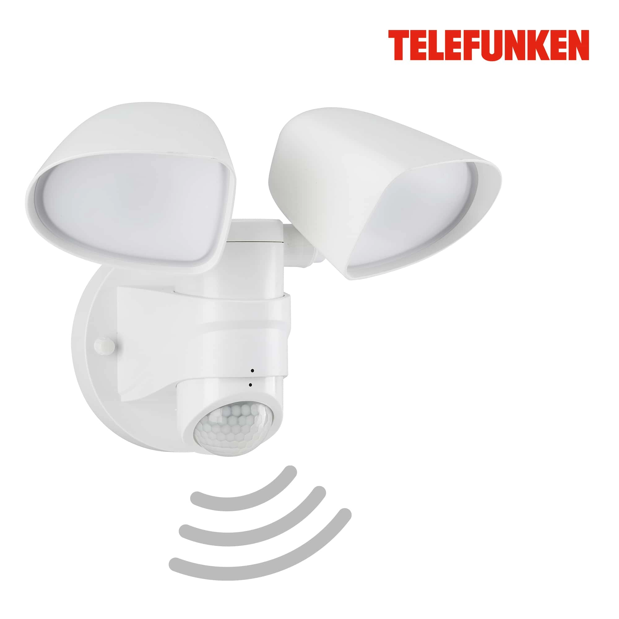 TELEFUNKEN LED Sensor Außenstrahler, 21,8 cm, 20 W, Weiß