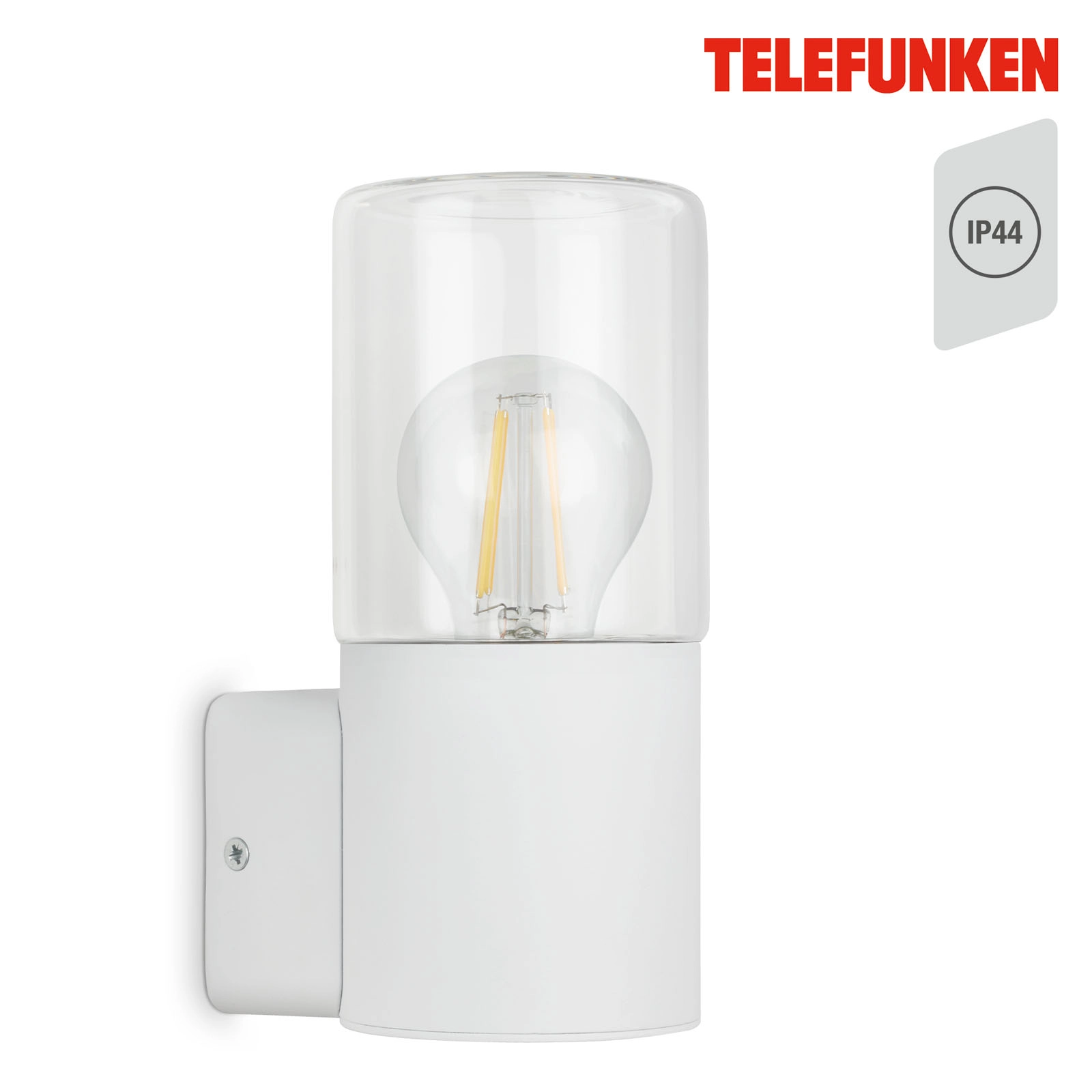 Außenleuchte, weiß, 1xE27 exkl.