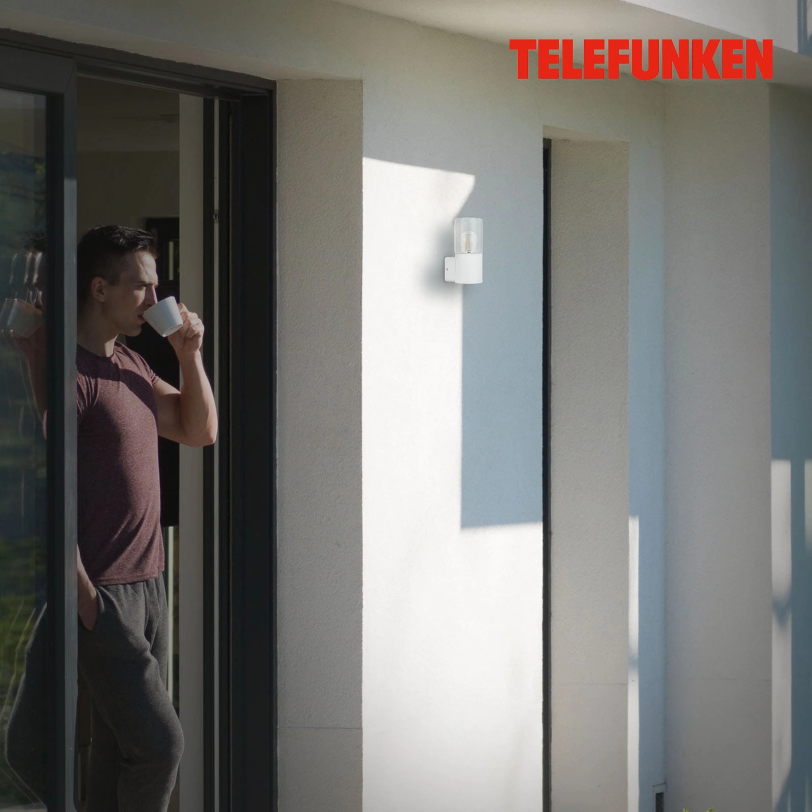 Außenleuchte, weiß, 1xE27 exkl.