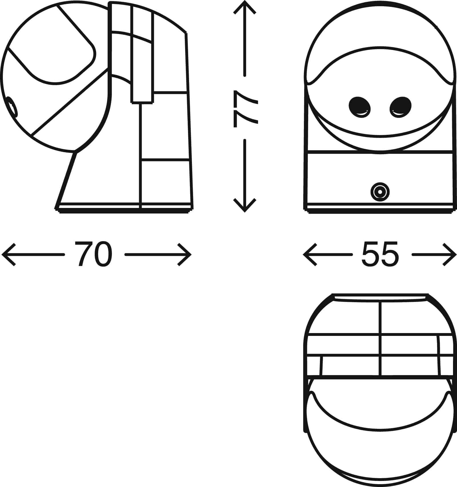 Telefunken Bewegungsmelder, Silber