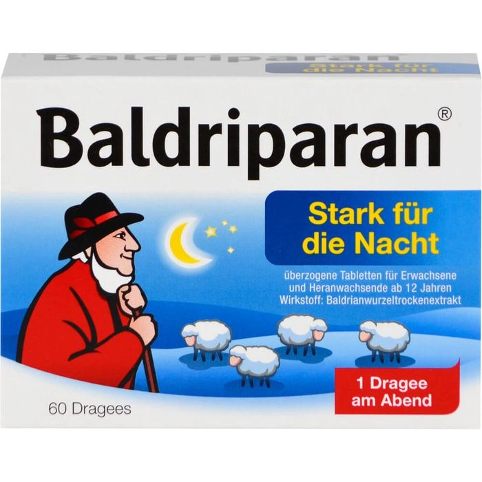 BALDRIPARAN Stark für die Nacht überzogene Tab. 60 St.
