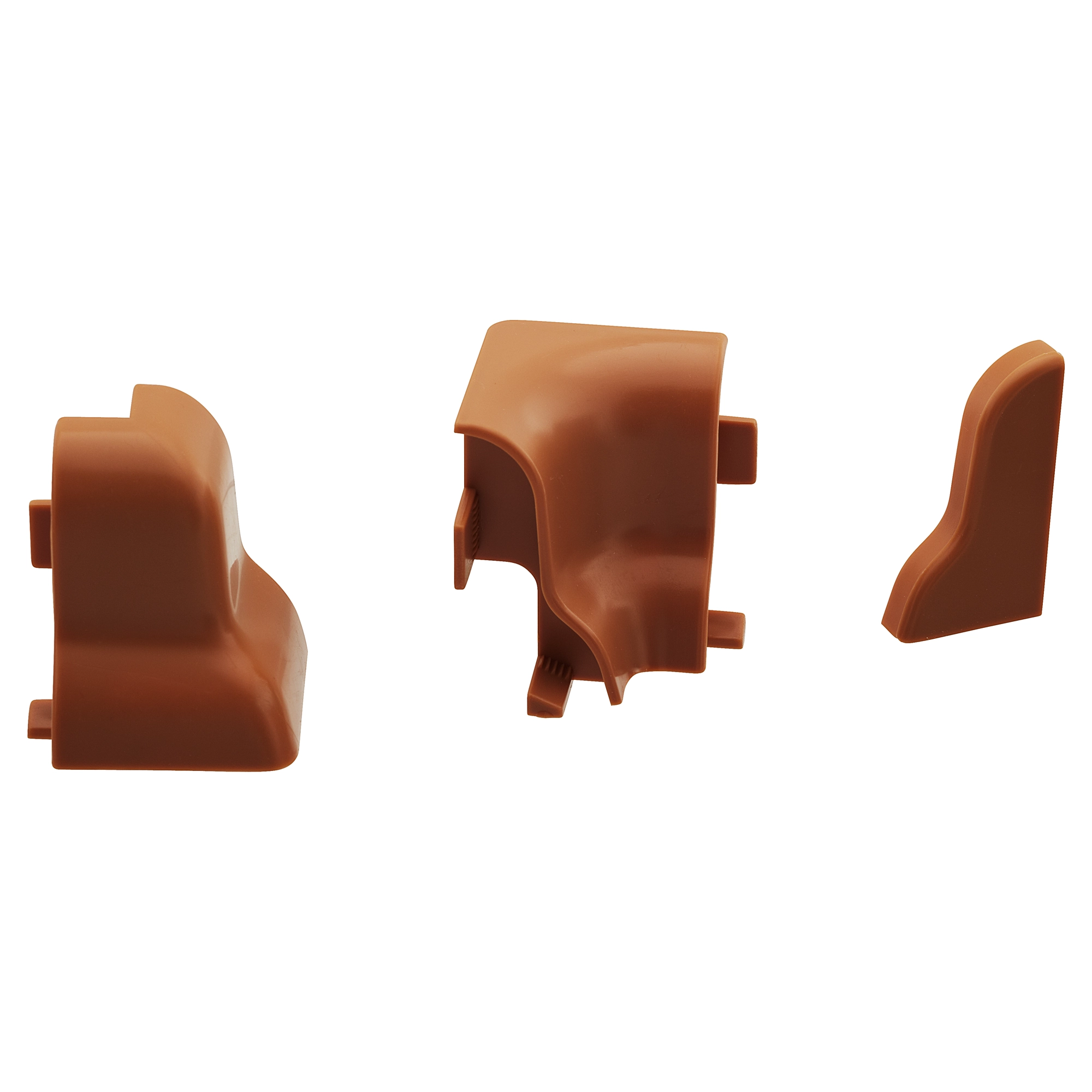 B1 Sockelleisten-Verbindungsset buchefarben 10-tlg.