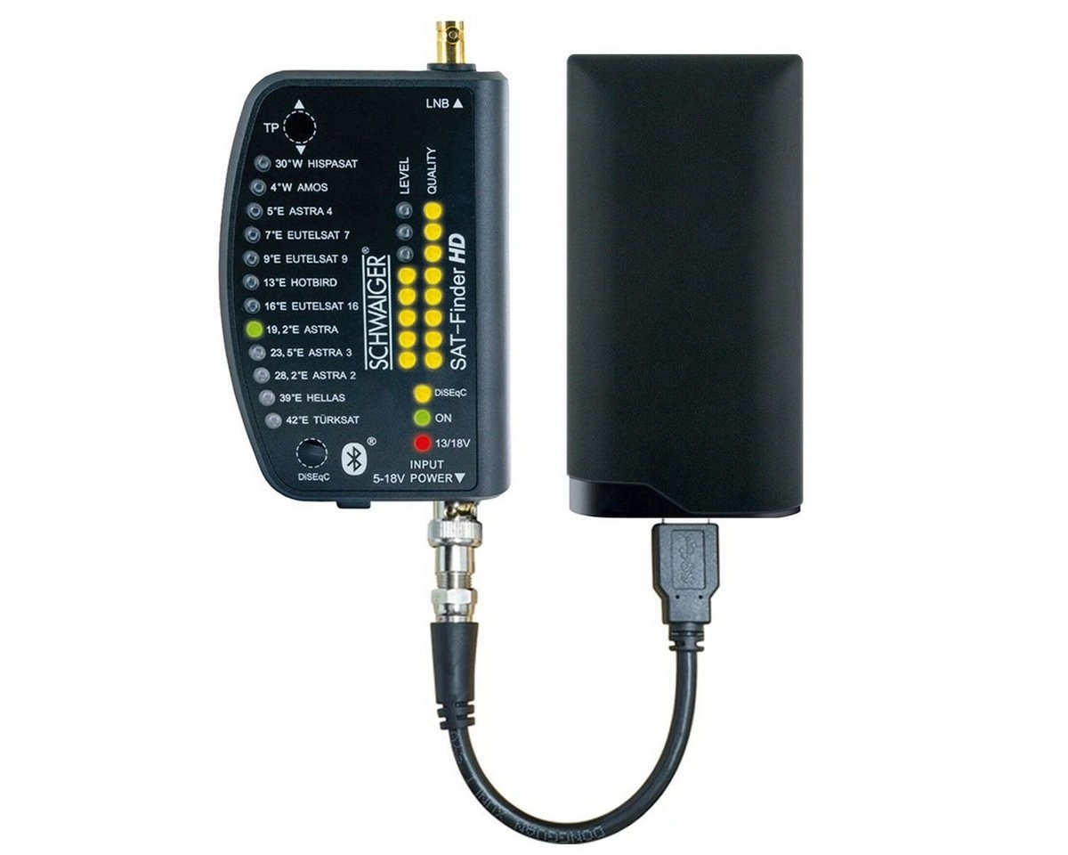 SF9003BT Sat Finder HD mit Powerbank