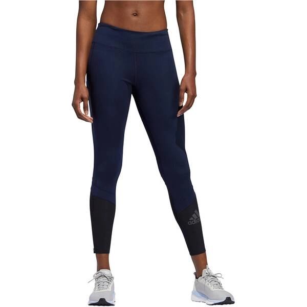 Adidas How We Go Enge Blau Schwarz Strumpfhose Frauen, Größe L