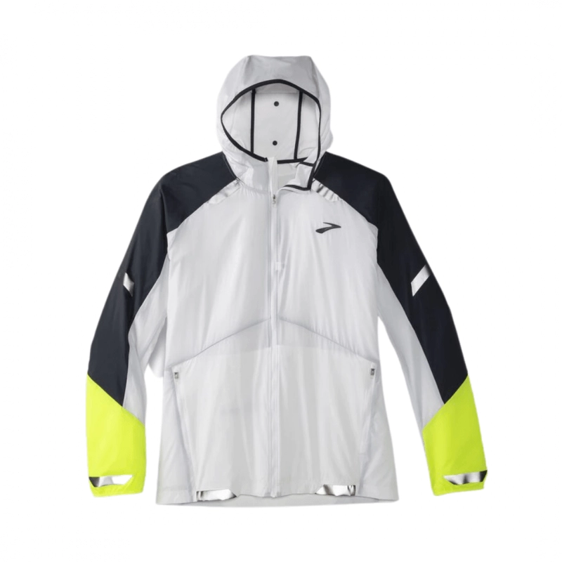 Run Visible 5" Jacke Weiß, Größe XS