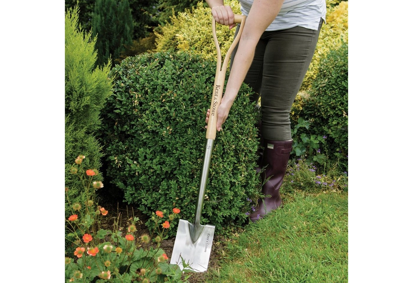 Kent & Stowe Spaten »Beetspaten«, 14 cm Arbeitsbreite