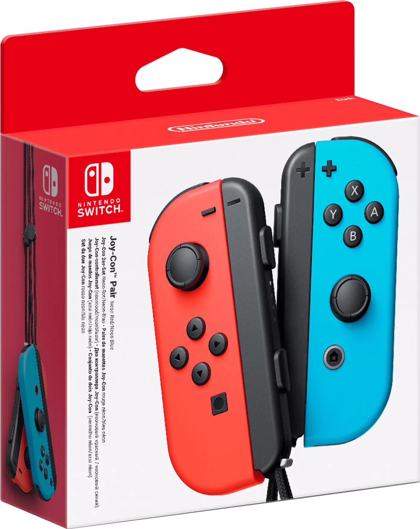 Joy Con 2er Set neon-rot/neon-blau Nintendo Switch Controller