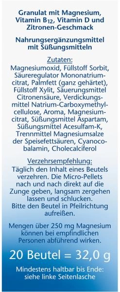 Doppelherz aktiv Magnesium 500 Depot + B12 + D3