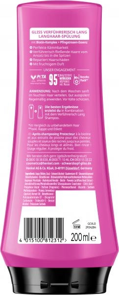 Schwarzkopf Gliss verführerisch Lang Spülung