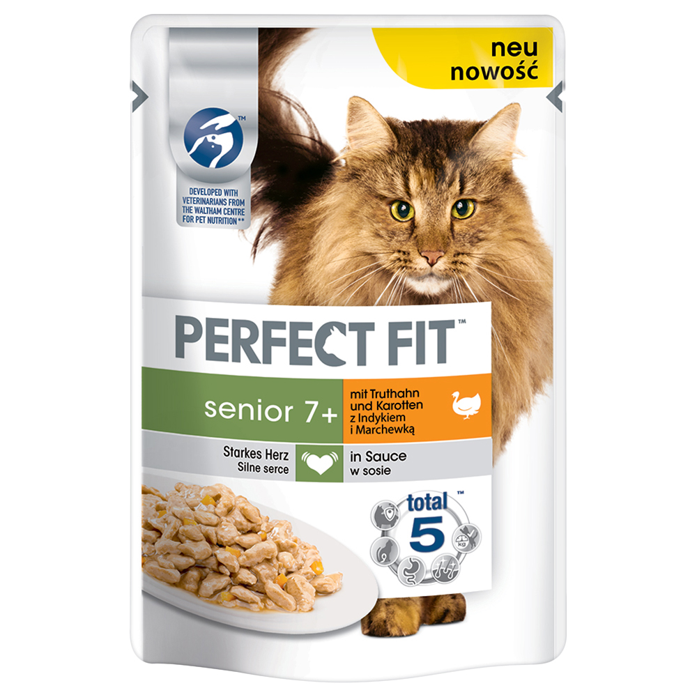 Perfect Fit Cat Senior mit Truthahn und Karotten