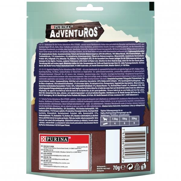 Adventuros Mini Steaks Hirsch