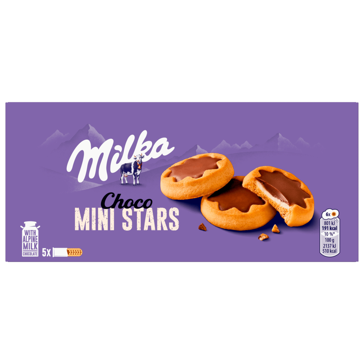 Milka Kekse Choco Mini Stars