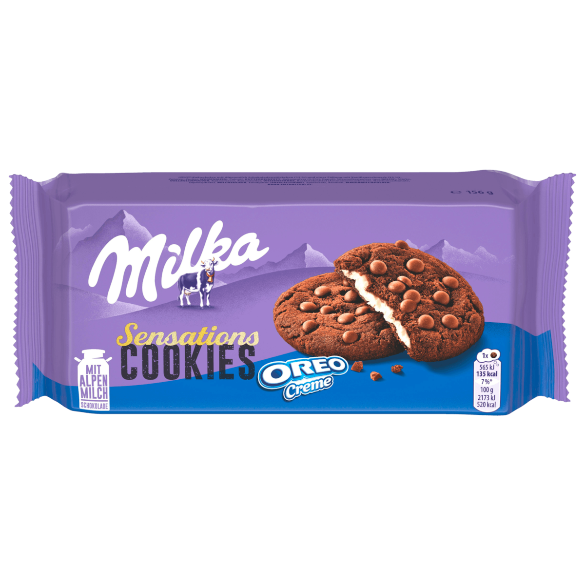 Milka Sensations Cookies Oreo Creme