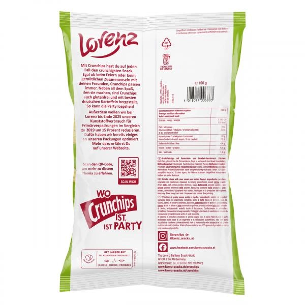 Lorenz Crunchips Sour Cream