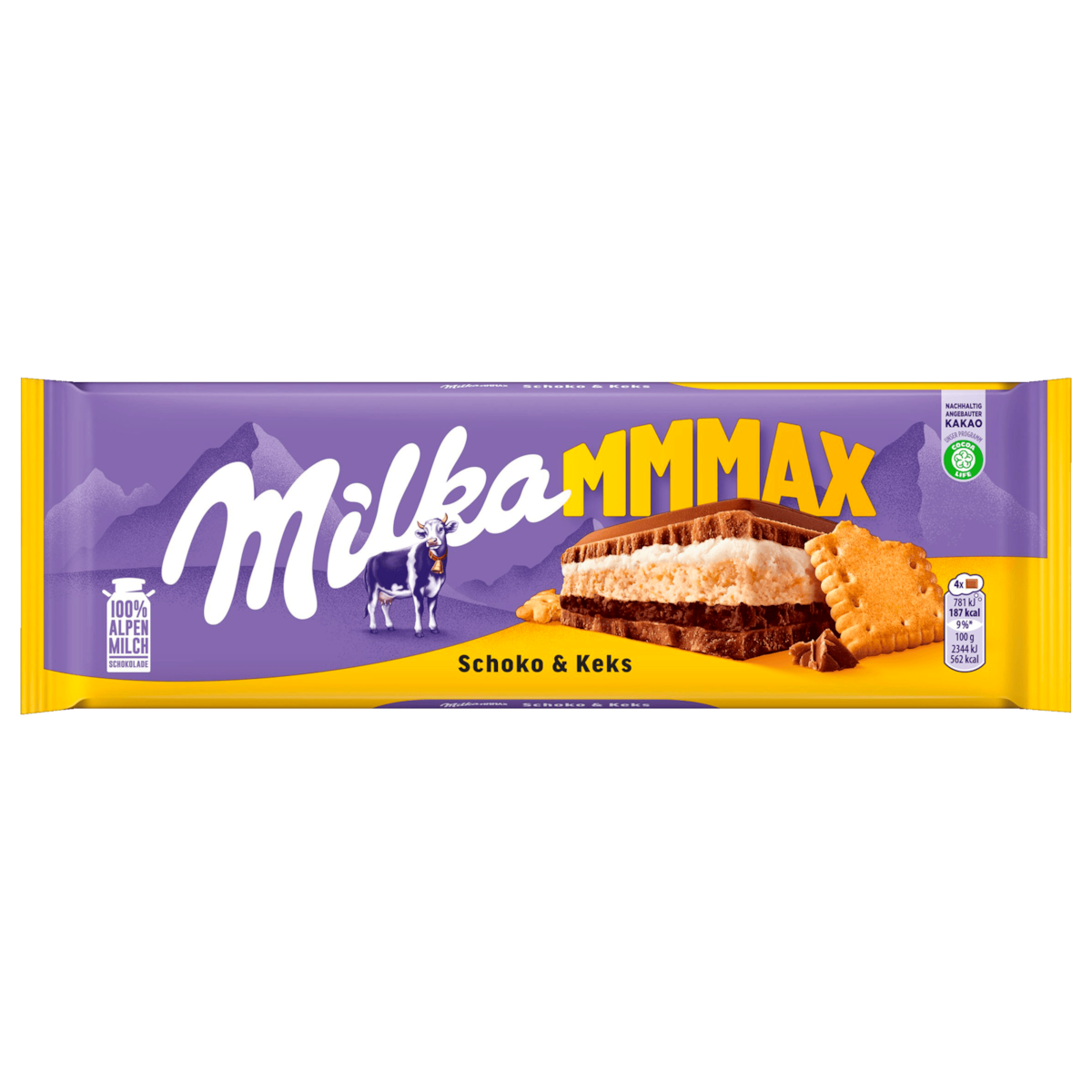 Milka XXL Tafel Schoko & Keks