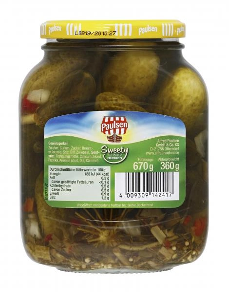 Paulsen Sweety Gewürzgurken