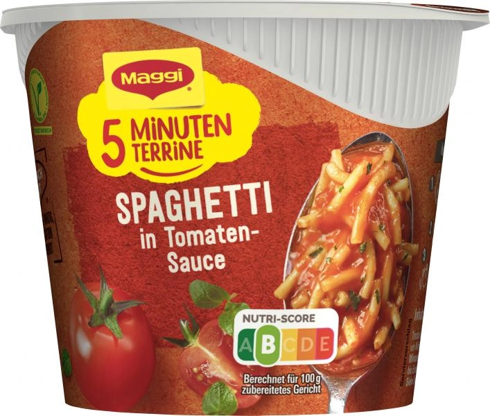 Maggi 5 Minuten Terrine Spaghetti in Tomatensauce