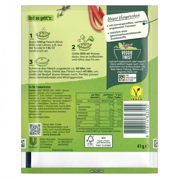 Knorr Fix Schmorbraten