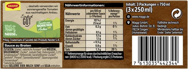 Maggi Delikatess Sauce zu Braten