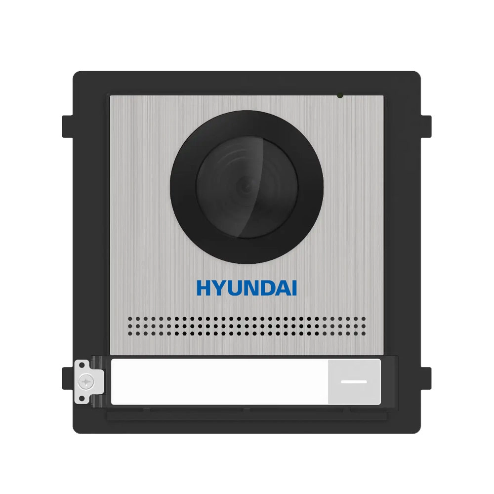 Hyundai Sprechanlage HYU-1061 Videogegensprechanlage mit hoher Auflösung und Smartphoneanruf, App gesteuert, professionelle Türsprechanlage