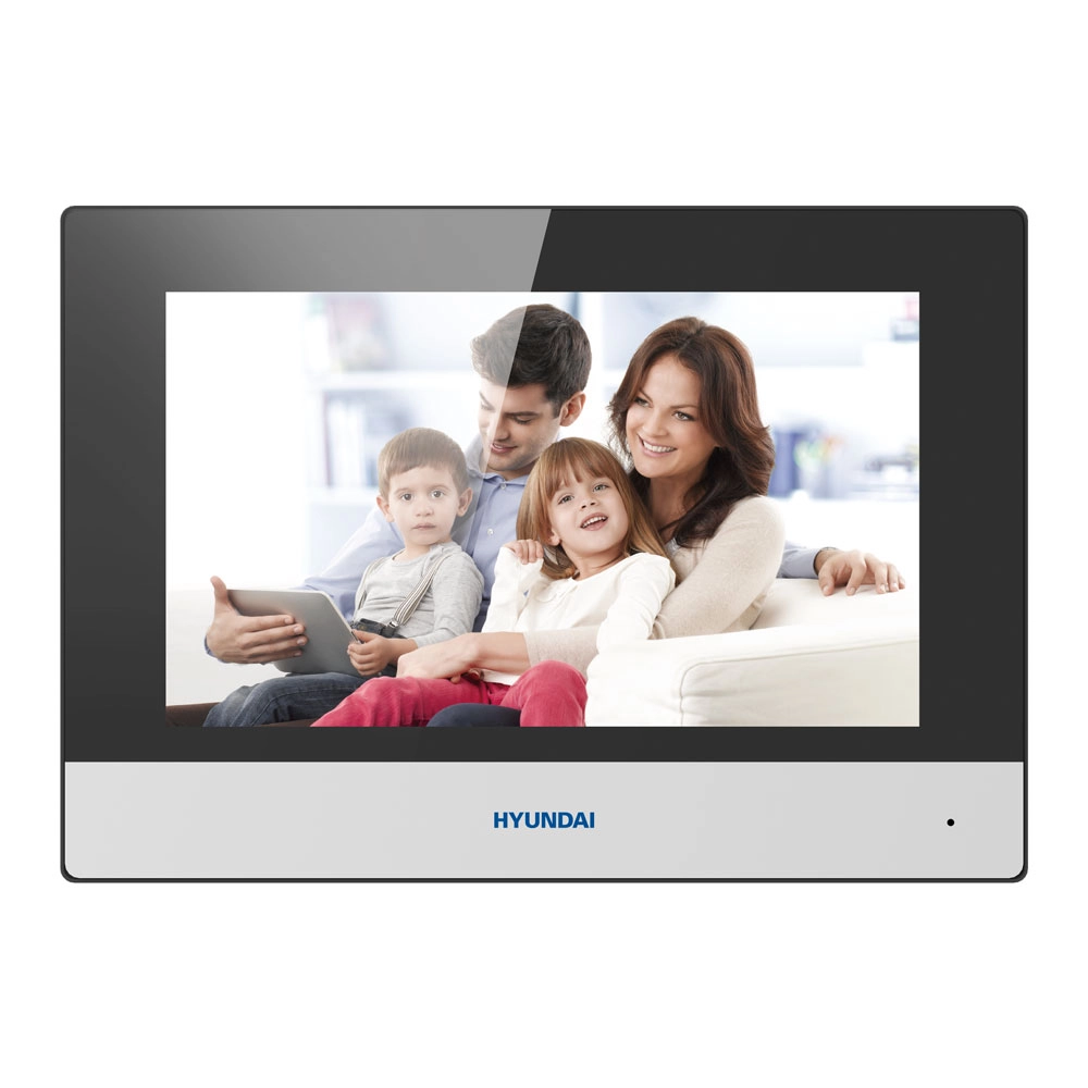 Hyundai HYU-1043 Touchscreendisplay für Türsprechanlage. Monitor zum gegensprechen, App Anbindung möglich