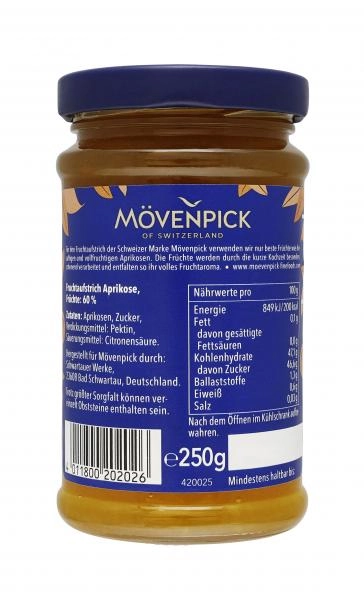 Mövenpick Gourmet-Frühstück Aprikose