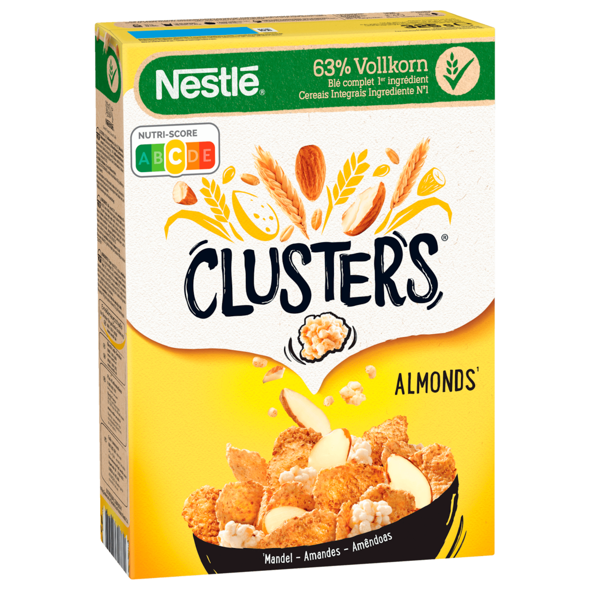 Nestlé Clusters Mandel, Cerealien mit knackigen Mandelblättchen & Vollkorn