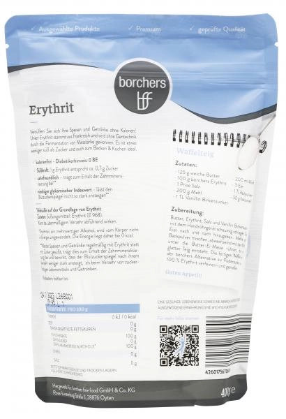 Borchers Erythrit Streusüße