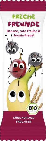 Freche Freunde Fruchtriegel Banane-Rote Traube-Aronia