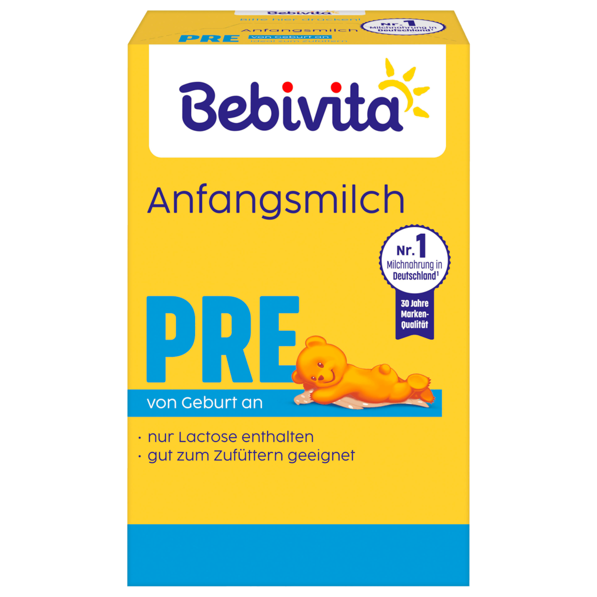 Bebivita Anfangsmilch Pre von Geburt an