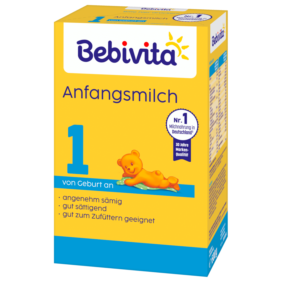 Bebivita 1 Anfangsmilch von Geburt an