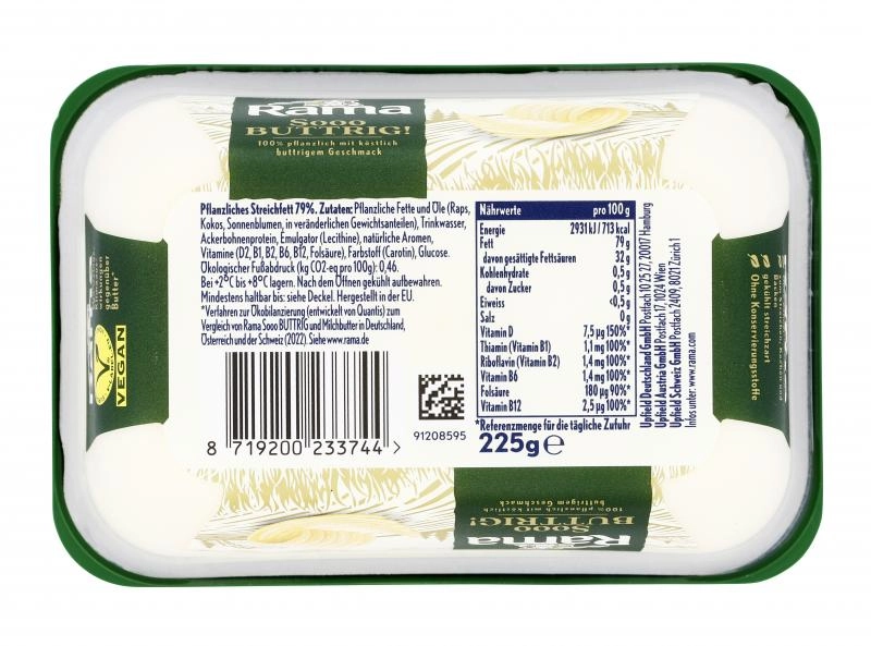 Rama Sooo Buttrig 100% pflanzlich mit Vitamin B12