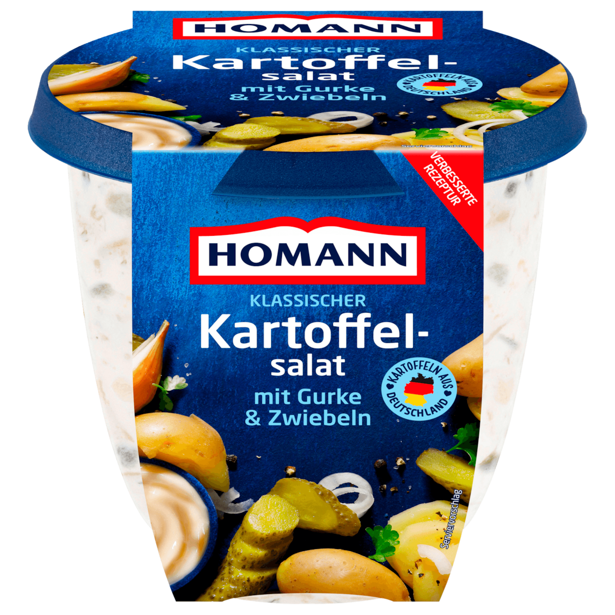 Homann Klassischer Kartoffelsalat mit Gurke & Zwiebeln